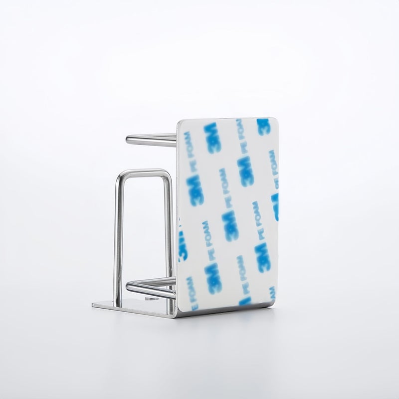 HANZE 2 Pack Toothbrush Holder 304 Stainless Steel Adhesive Wall Mounted 3 in 1 with Toothbrush Holder Toothpaste Holder and Cup Holder for Bathroom Shower - Image 4
